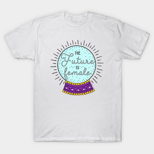 The Future Is Female - The Peach Fuzz T-Shirt by ThePeachFuzz